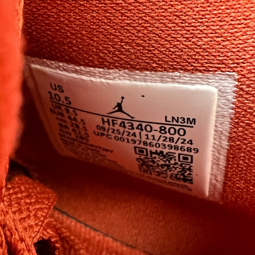 Air Jordan 4 Retro OG SP Nigel Sylvester Brick by Brick 10.5 (Lightly Worn Pre-Owned)JordanFirewood Orange/Sail-Cinnabar - Image 7