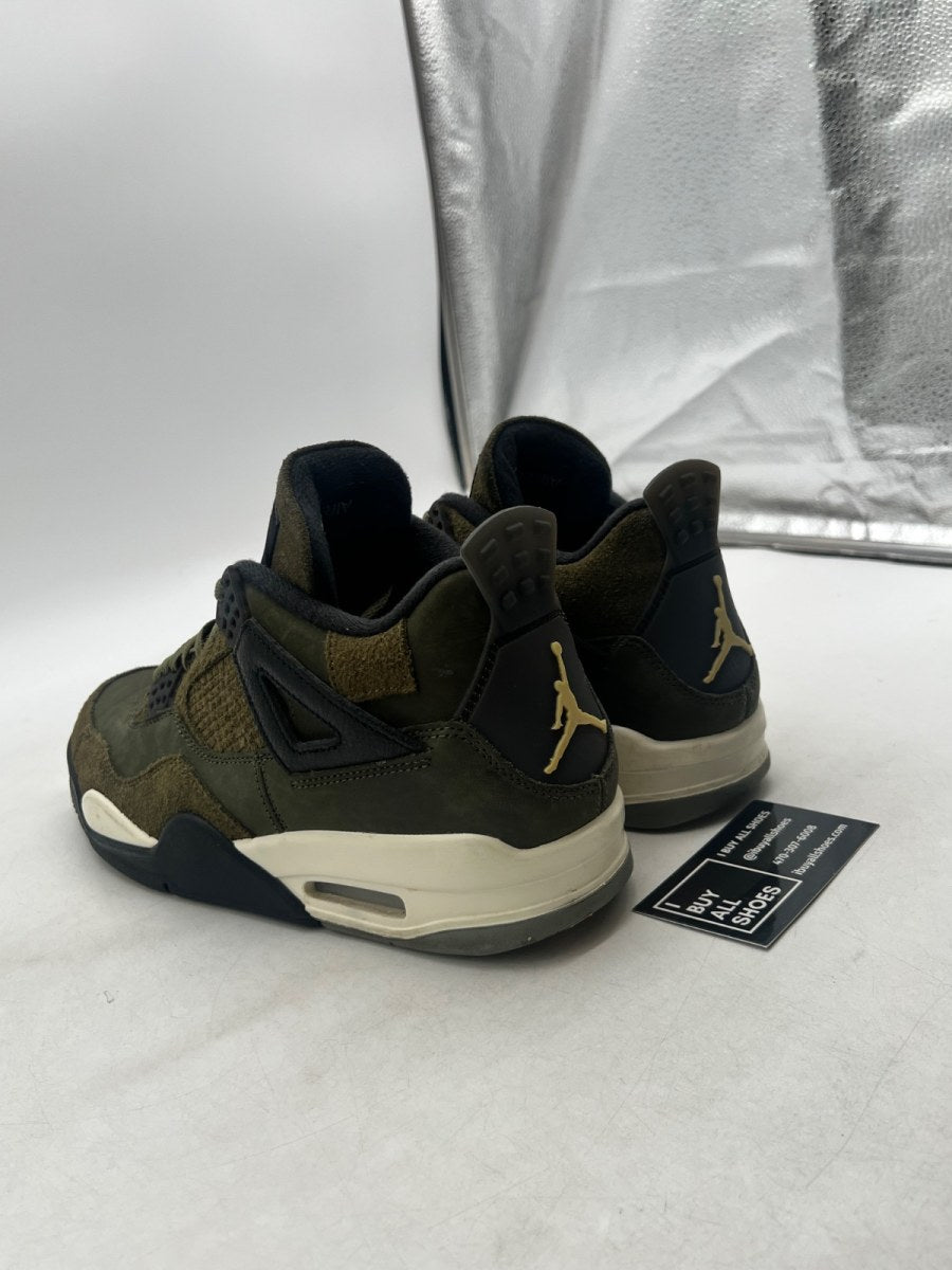 Jordan 4 Retro SE Craft Medium Olive 9.5 (Moderately Worn Pre-Owned) - Image 4