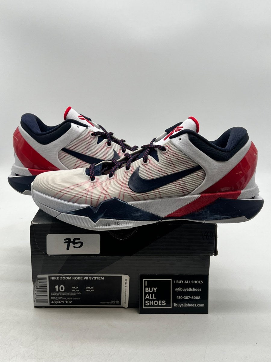 Nike Kobe 7 USA Olympic 10 (Moderately Worn Pre-Owned) - Image 1