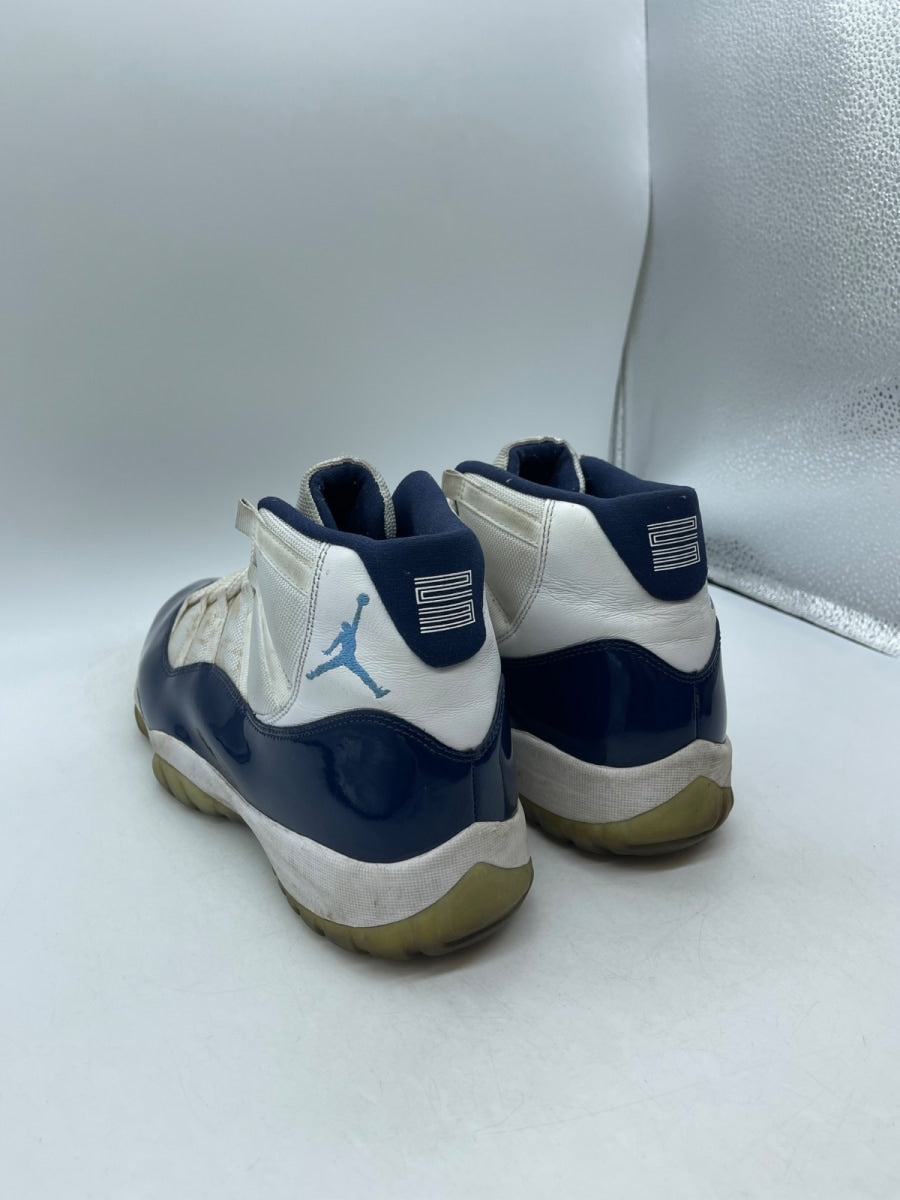 Jordan 11 Retro UNC Win Like 82 12 (Moderately Worn Pre-Owned)JordanWhite/University Blue-Midnight Navy - Image 4