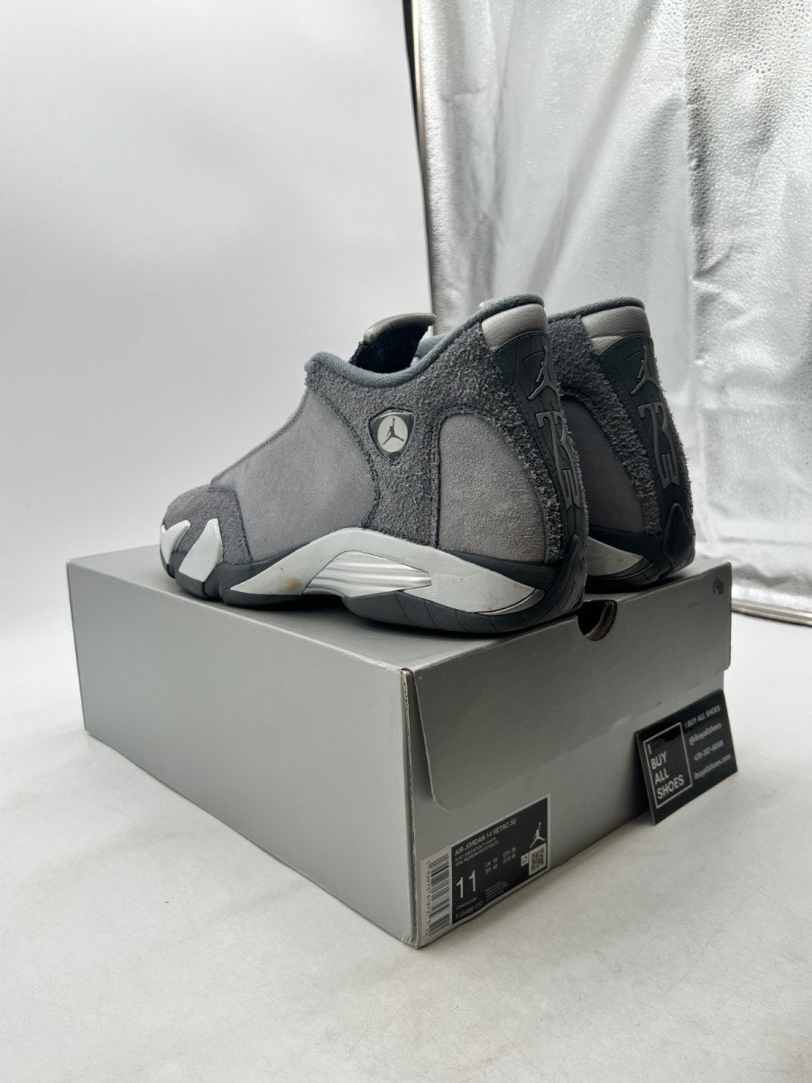 Jordan 14 Retro Flint Grey 11 (Lightly Worn Pre-Owned) - Image 4