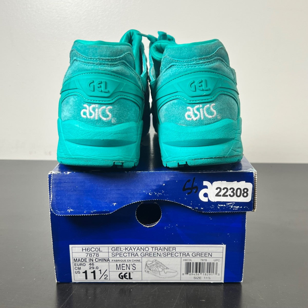 ASICS Gel-Kayano Trainer Ocean Pack Spectra Green 11.5 (Lightly Worn Pre-Owned)ASICSSpectra Green/Spectra Green - Image 5