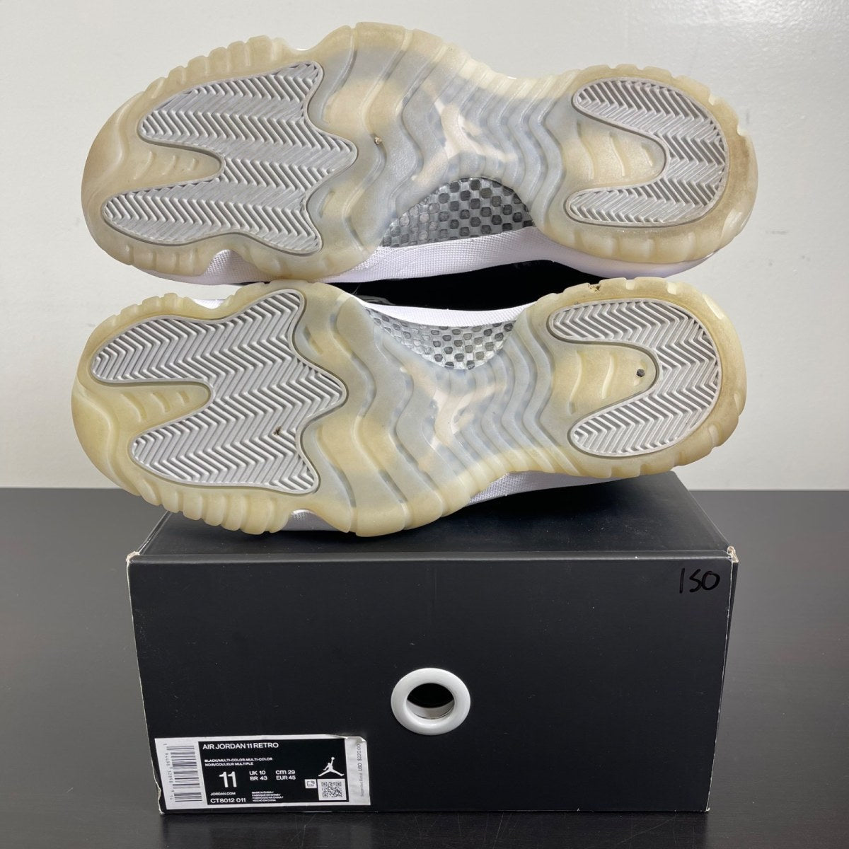 Jordan 11 Retro Jubilee 25th Anniversary 11 (Moderately Worn Pre-Owned)JordanBlack/Multi-Color-White-Multi-Color - Image 5