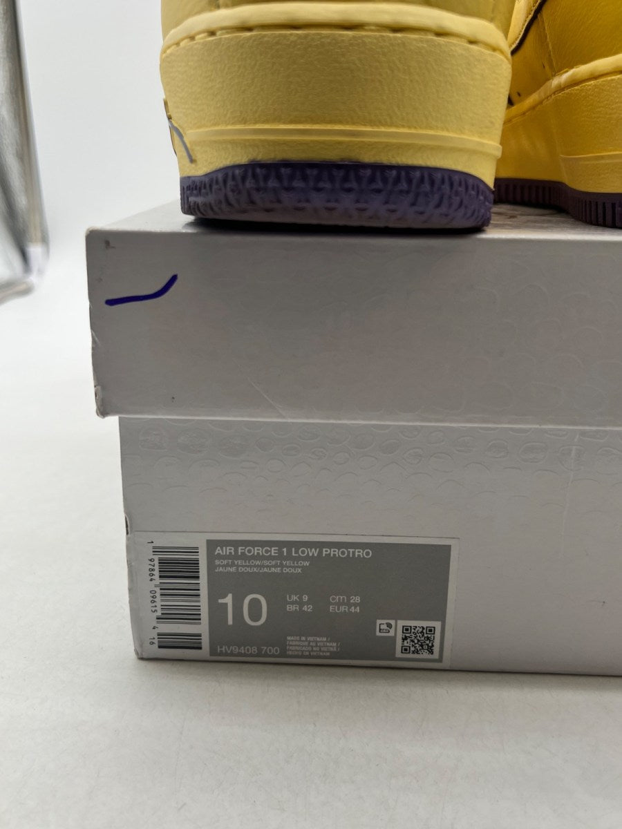 Nike Air Force 1 Low Protro Kobe Bryant Mamba Mentality 10 (Lightly Worn Pre-Owned)NikeSoft Yellow/Soft Yellow - Image 5