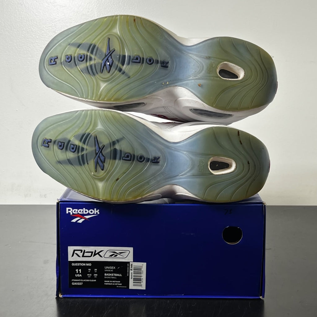 Reebok Question Mid 'Blue Toe' 2022 11 (Moderately Worn Pre-Owned)Reebok - Image 6