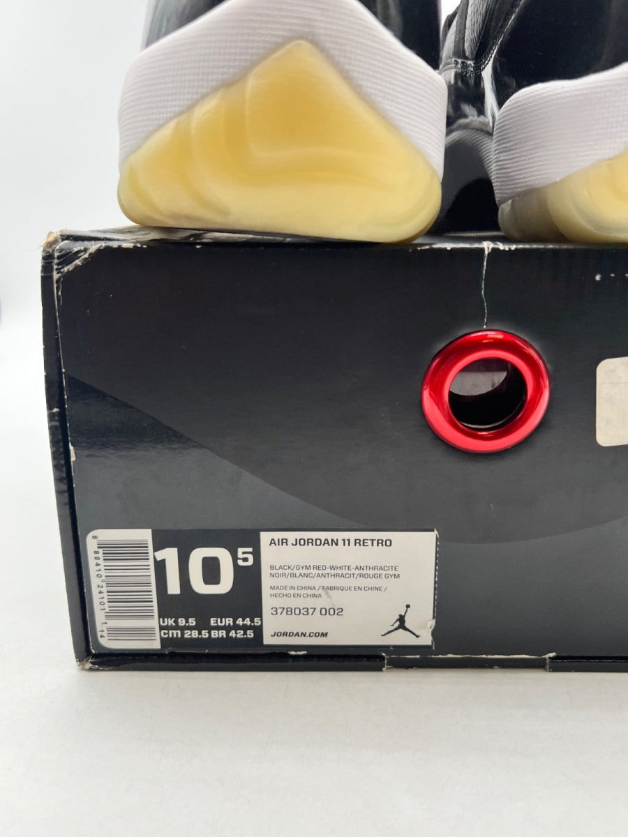 Jordan 11 Retro 72-10 10.5 (Lightly Worn Pre-Owned)JordanBlack/Gym Red-White-Anthracite - Image 4