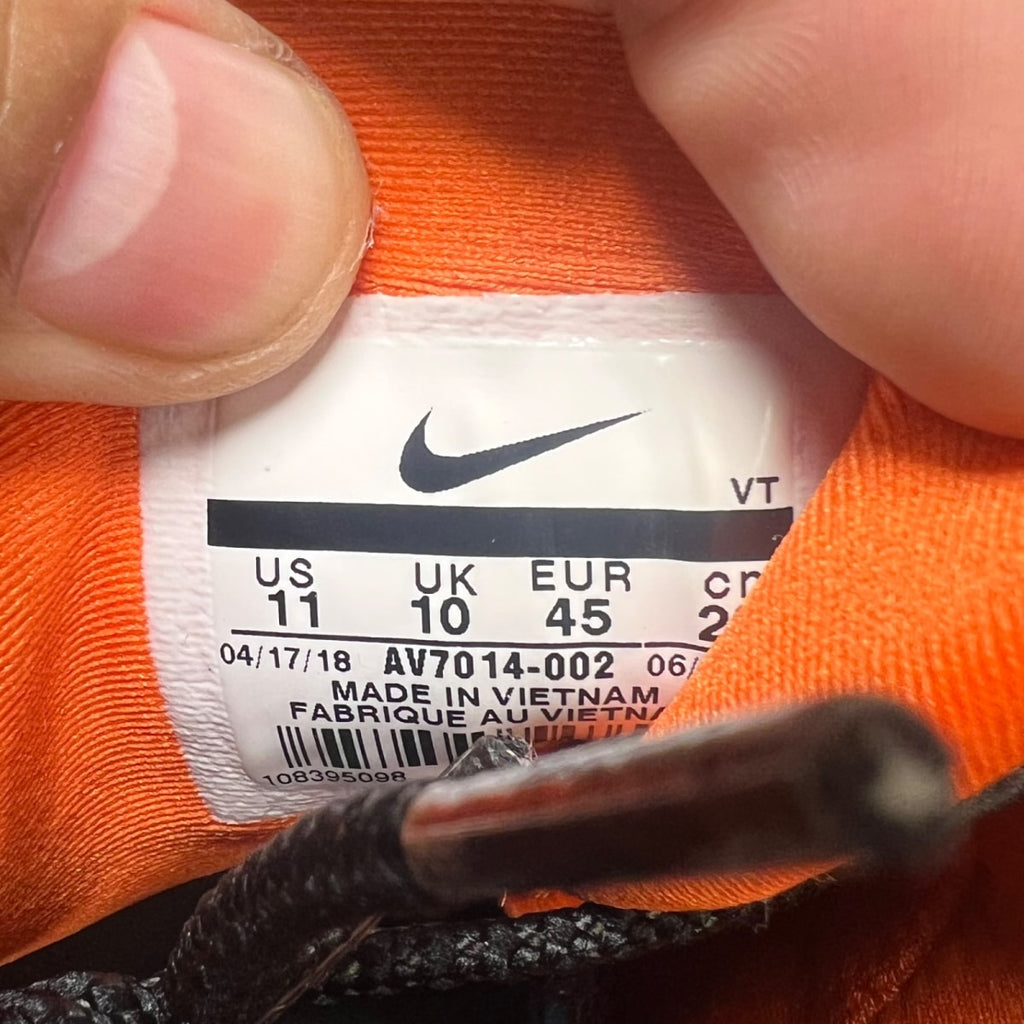 Nike Air Max 95 Safari Keep Rippin Stop Slippin 11 (Moderately Worn Pre-Owned)NikeBlack/Black-Granite-Safety Orange - Image 4