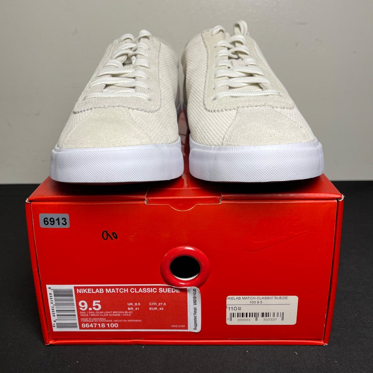 Nike Match Classic Perforated Suede Sail (Size 9.5) - Image 2