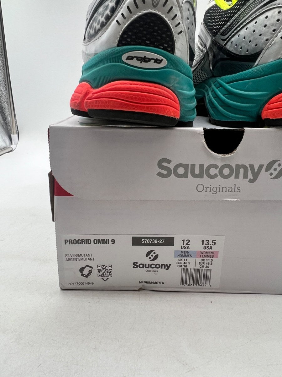 Saucony ProGrid Omni 9 Silver Mutant 12 (Lightly Worn Pre-Owned)SauconySilver/Mutant - Image 4