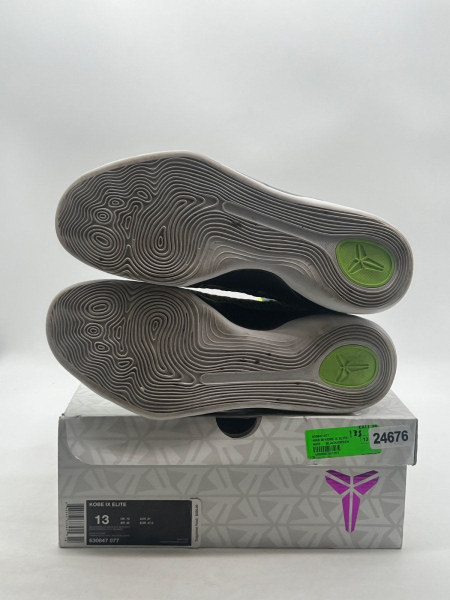 Nike Kobe 9 Elite Victory Restored 13 (Lightly Worn Pre-Owned)NikeBlack/Volt-Anthracite-Gold - Image 8