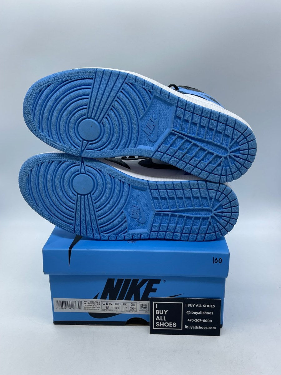 Jordan 1 Retro High OG UNC Toe 8 (Moderately Worn Pre-Owned) - Image 7