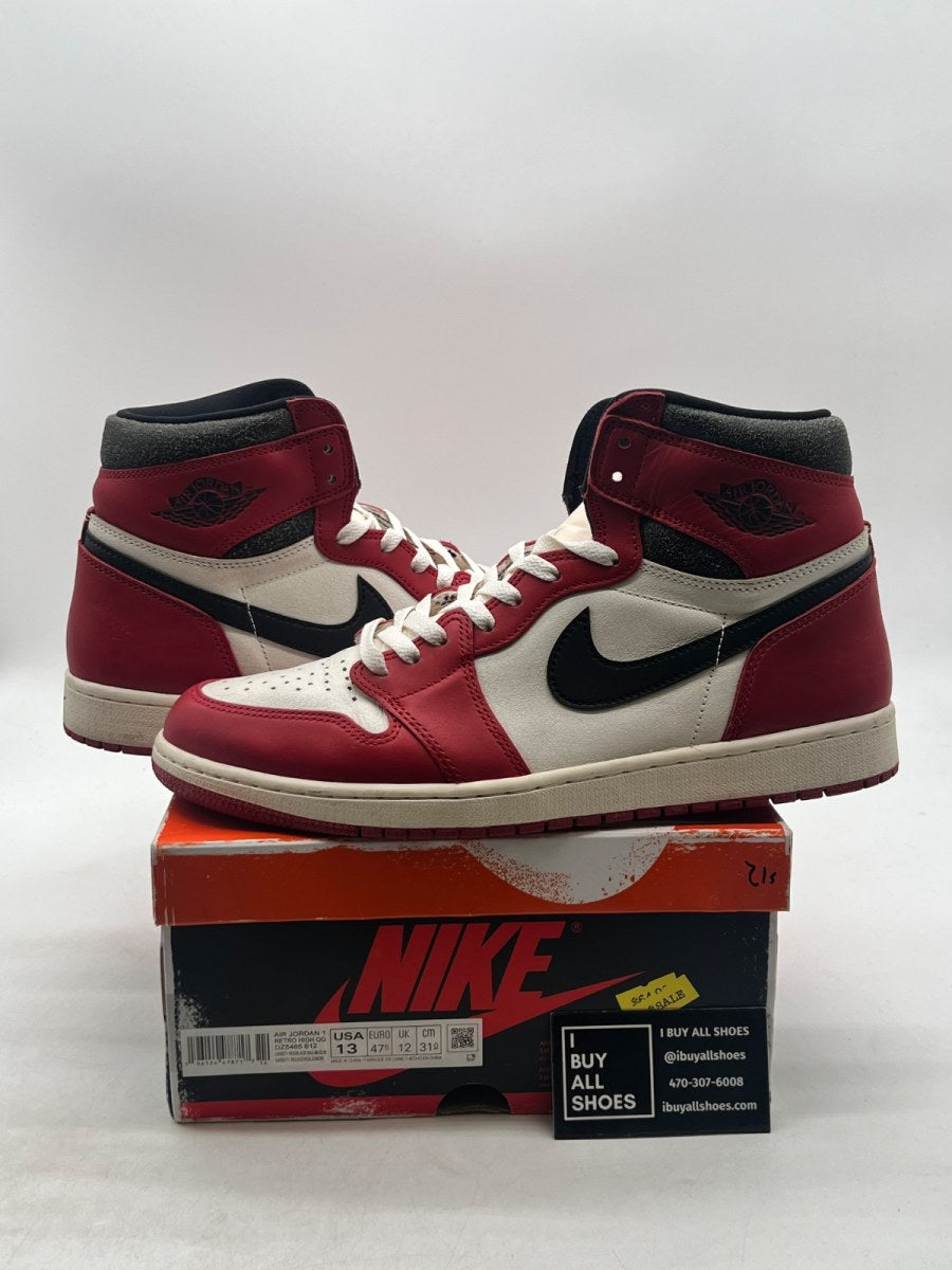 Jordan 1 Retro High OG Chicago Lost and Found 13 (Lightly Worn Pre-Owned) - Image 1