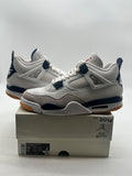 Jordan 4 Retro SB Navy 9.5 (Lightly Worn Pre-Owned) - Image 1
