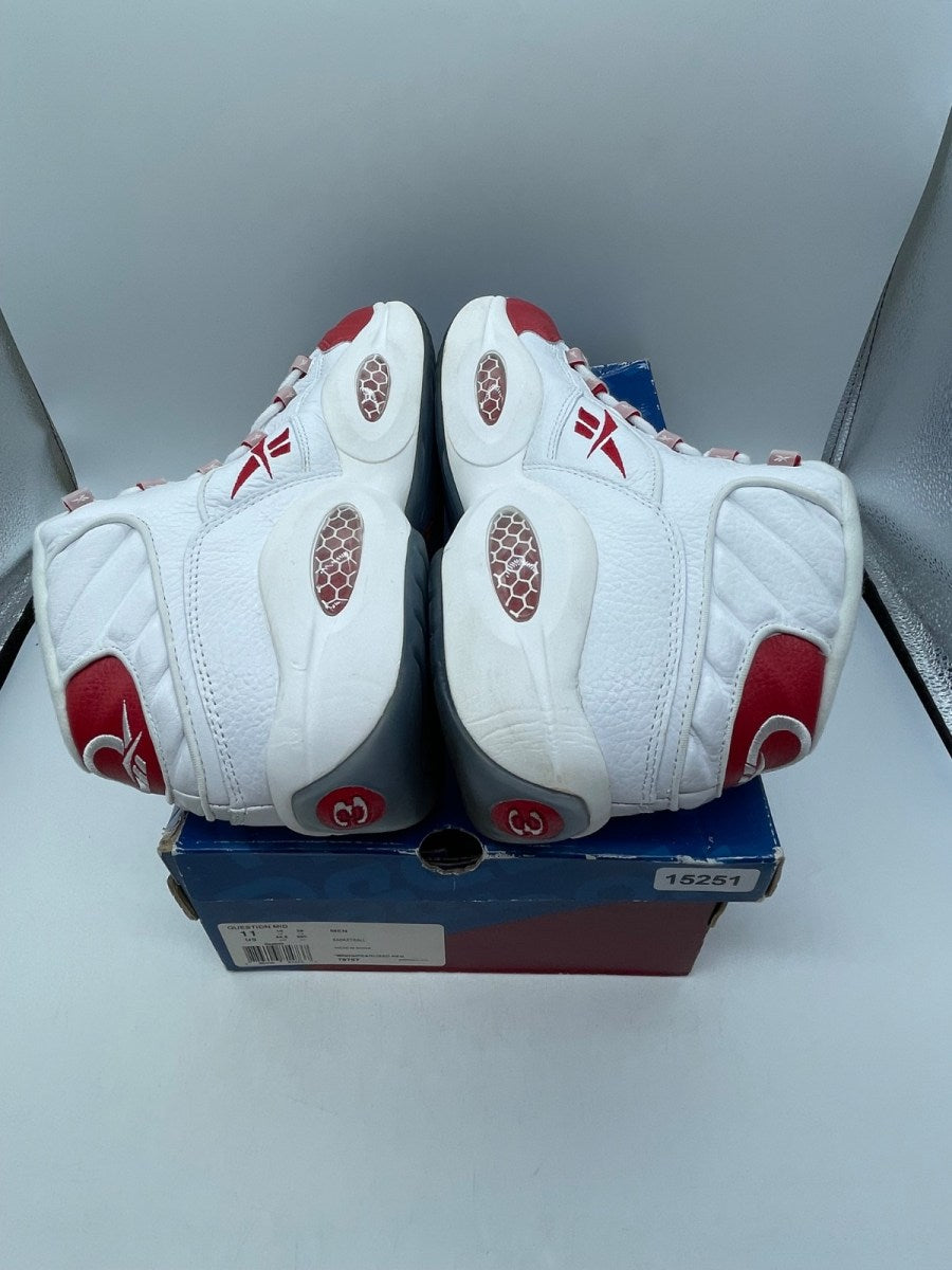 Reebok Question Mid Pearlized Red (2012) (Size 11) - Image 6