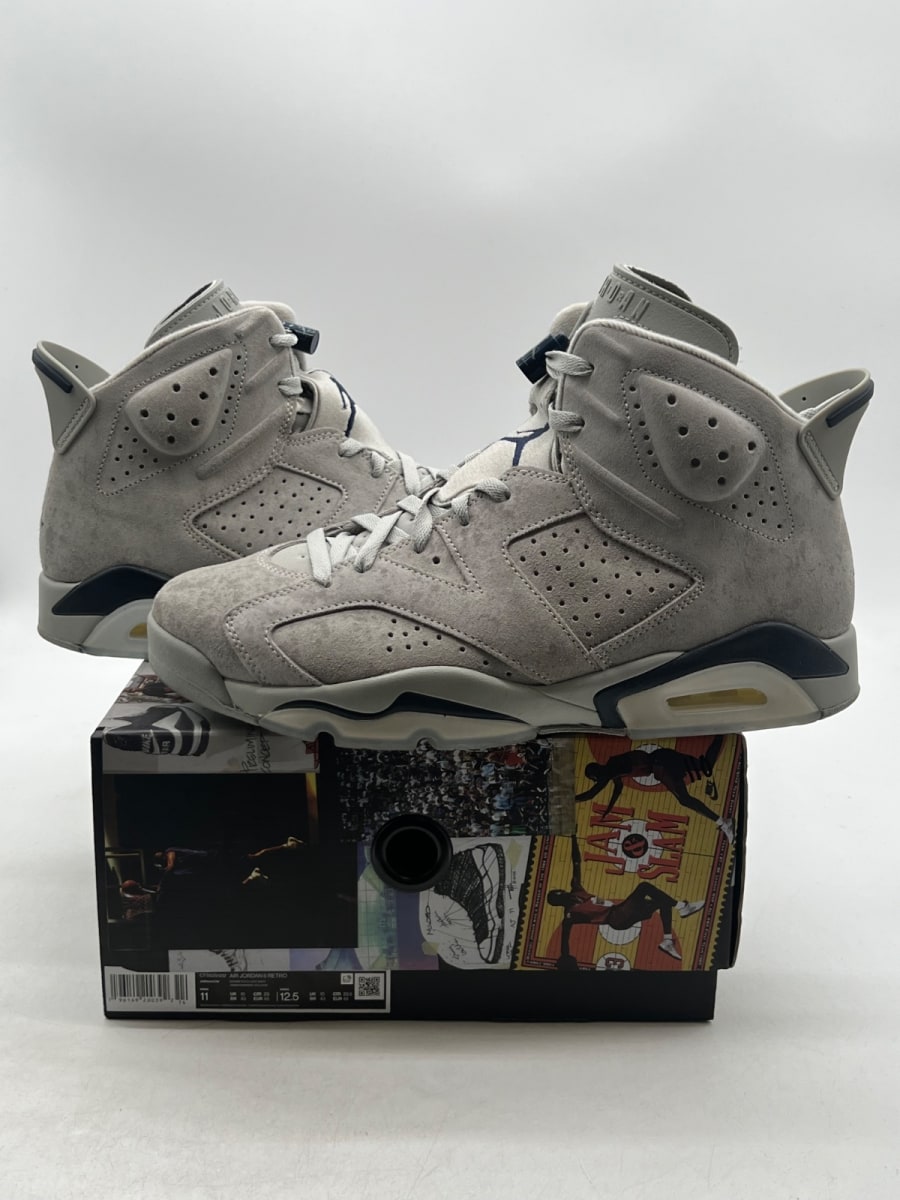 Jordan 6 Retro Georgetown (2022) 11 (Moderately Worn Pre-Owned)JordanMagnet/College Navy - Image 1