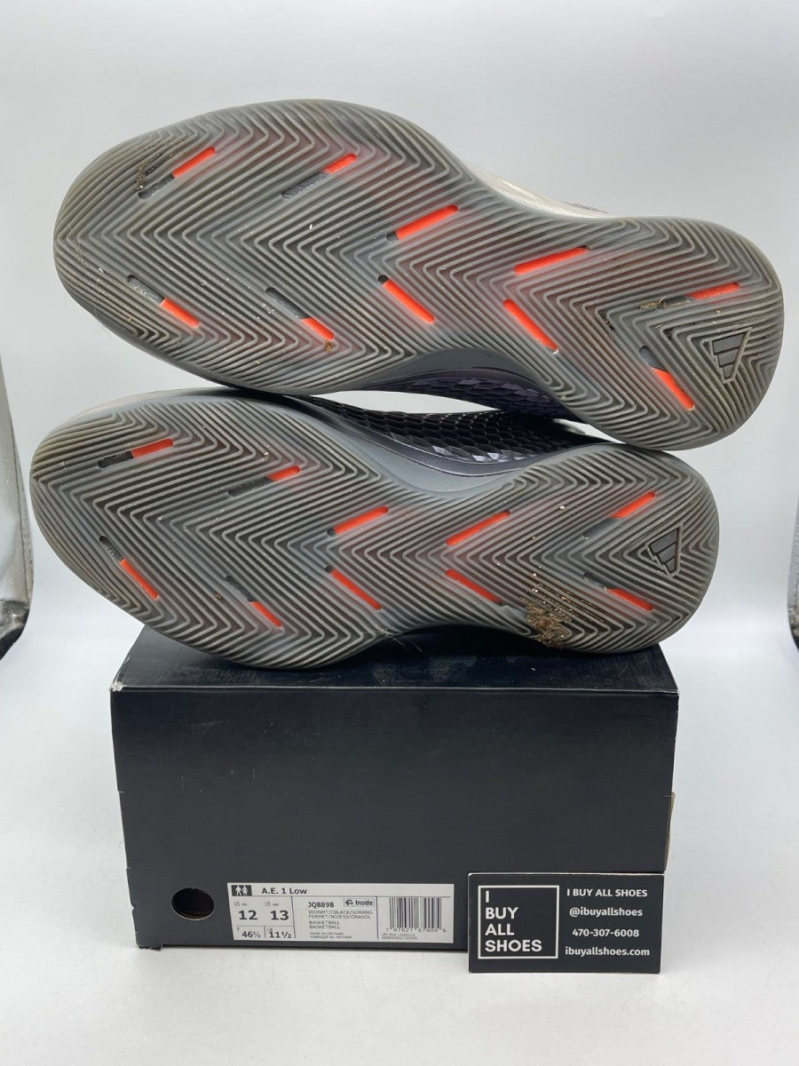 adidas AE 1 Low 'Iron Sharpens Iron' 12 (Moderately Worn Pre-Owned) - Image 7