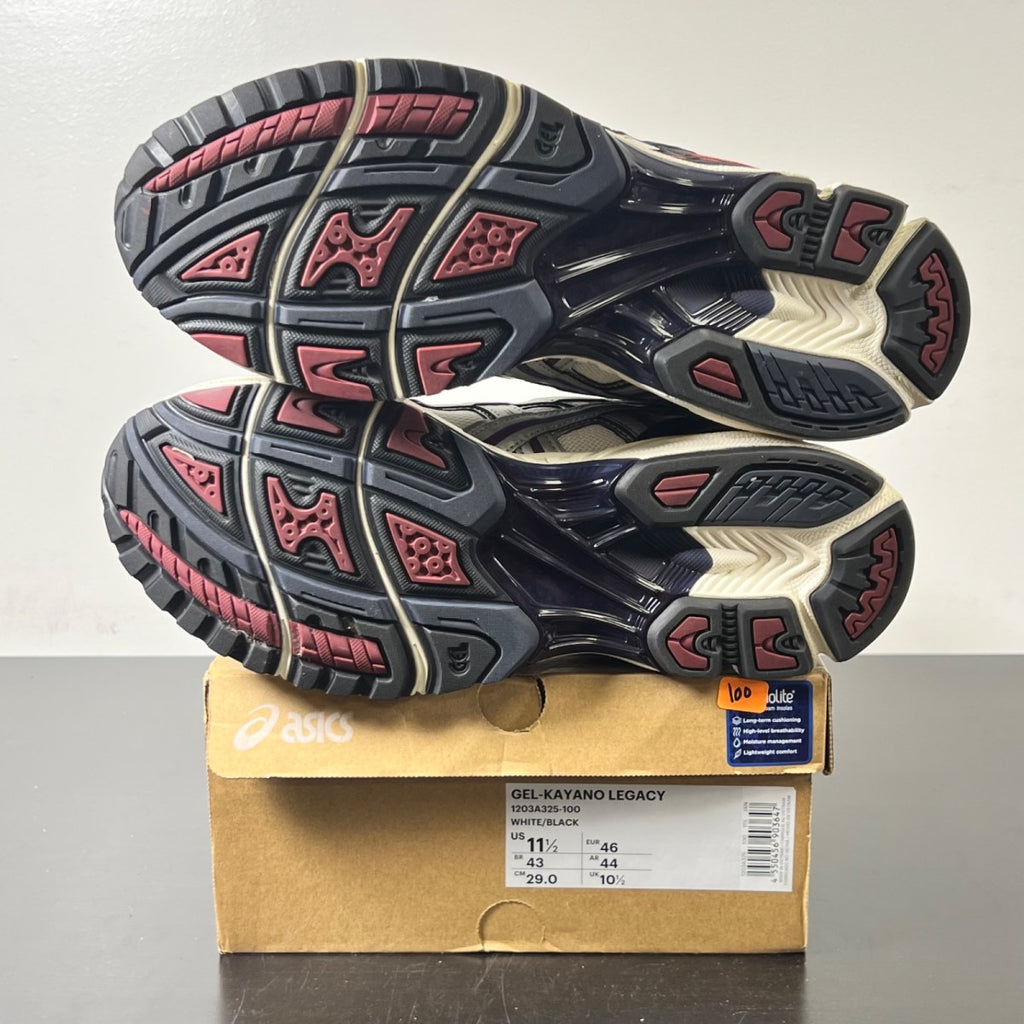 ASICS Gel-Kayano Legacy White Black Red Blue 11.5 (Lightly Worn Pre-Owned)ASICSWhite/Black - Image 6
