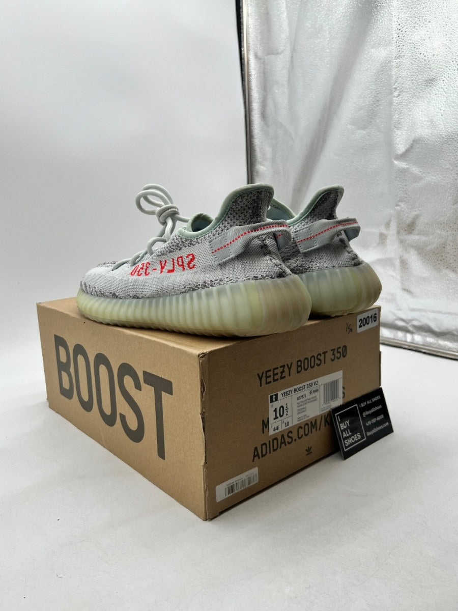 adidas Yeezy Boost 350 V2 Blue Tint 10.5 (Lightly Worn Pre-Owned) - Image 6