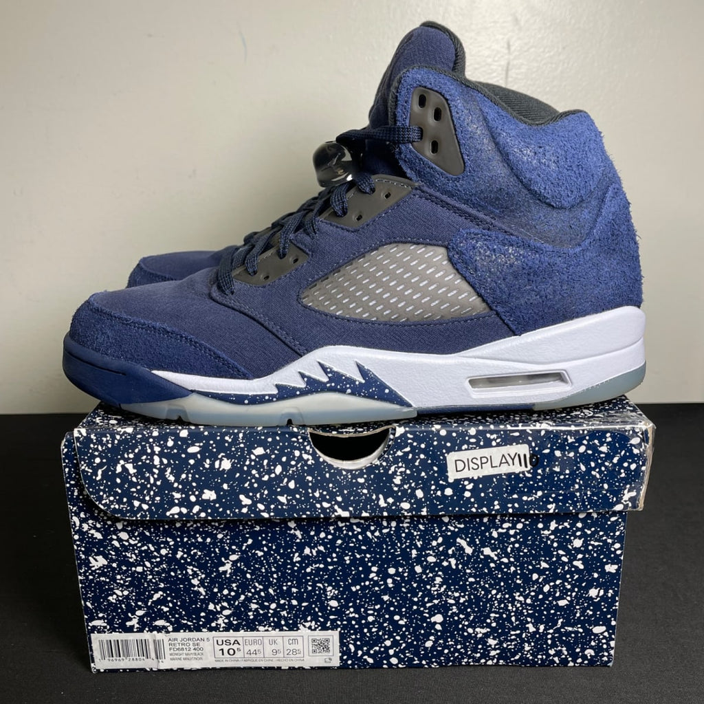 Jordan 5 Retro Midnight Navy (Size 10.5) - aux