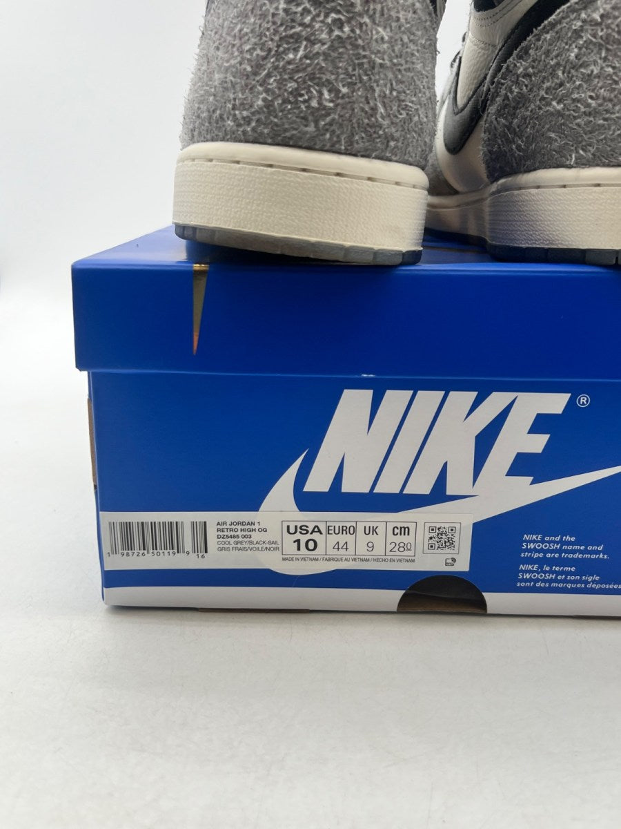Jordan 1 Retro High OG All-Star Cool Grey 10 (Lightly Worn Pre-Owned)JordanCool Grey/Sail/Game Royal/Black - Image 4