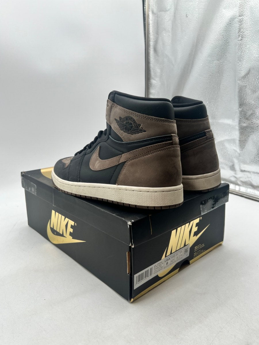 Jordan 1 Retro High OG Palomino 9 (Moderately Worn Pre-Owned)JordanBlack/Metallic Gold/Palomino/Sail - Image 6