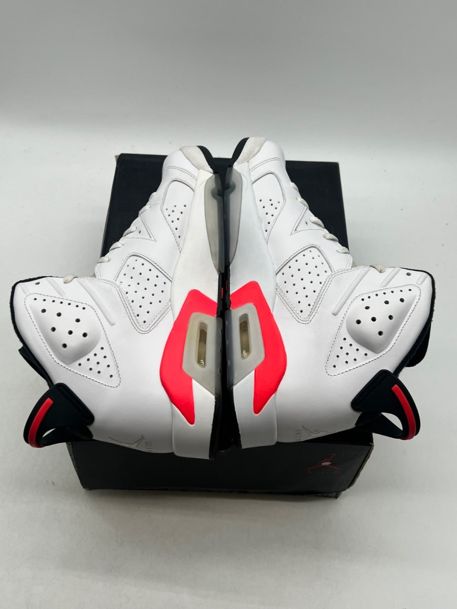 Jordan 6 Retro Infrared White (2014) 10.5 (Moderately Worn Pre-Owned)JordanWhite/Infrared - Image 9