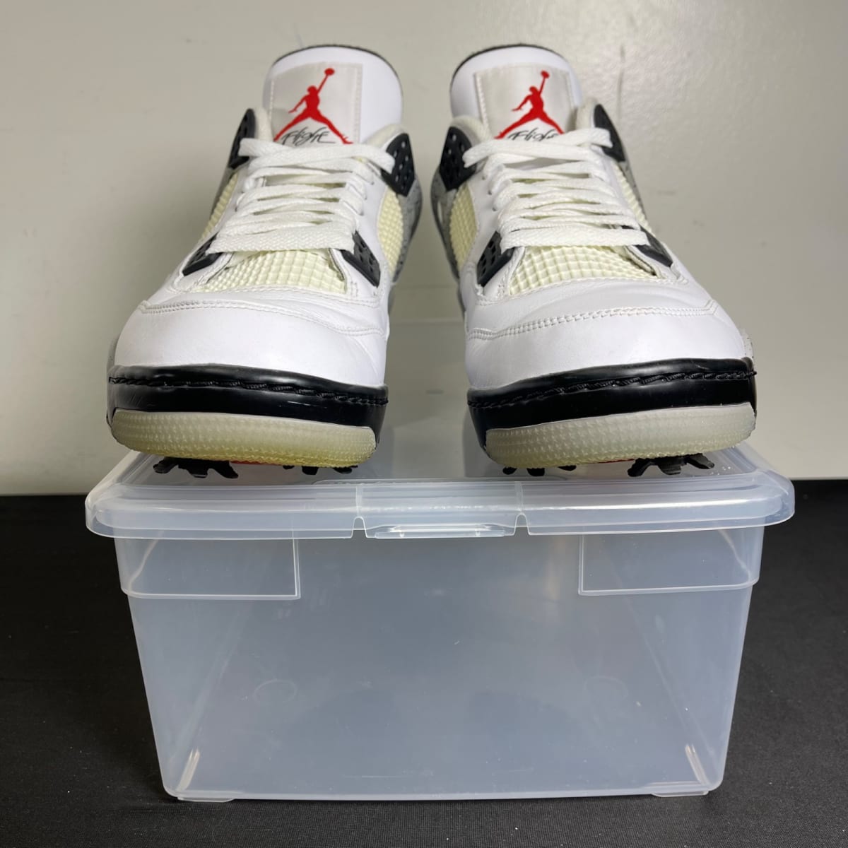 Jordan 4 Retro Golf White Cement (Size 10.5) - aux