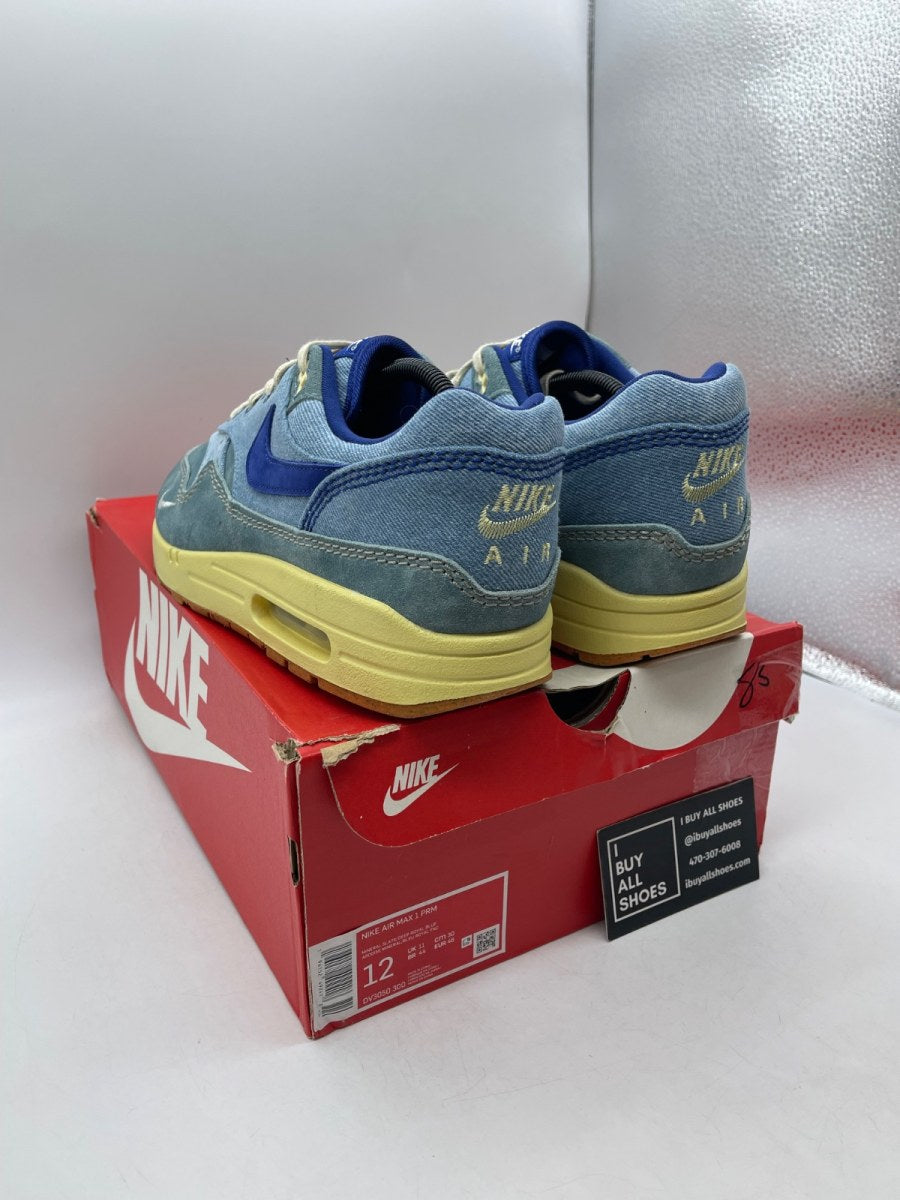 Nike Air Max 1 PRM Dirty Denim 12 (Moderately Worn Pre-Owned) - Image 4