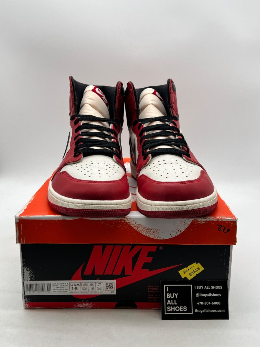 Jordan 1 Retro High OG Chicago Lost and Found 16 (Lightly Worn Pre-Owned) - Image 2