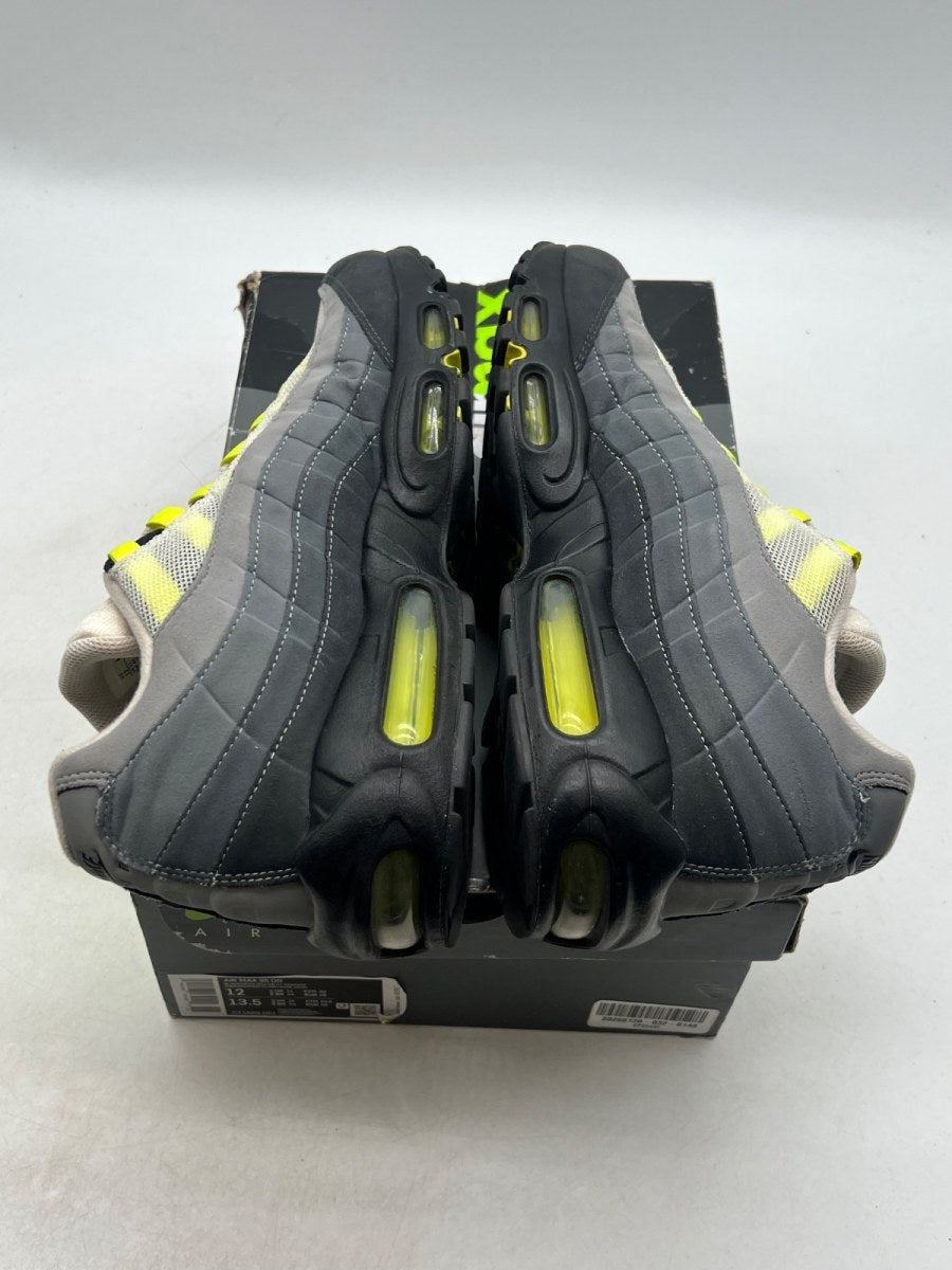 Nike Air Max 95 OG Neon (2020) 12 (Moderately Worn Pre-Owned)NikeBlack/Neon Yellow-Light Graphite - Image 9