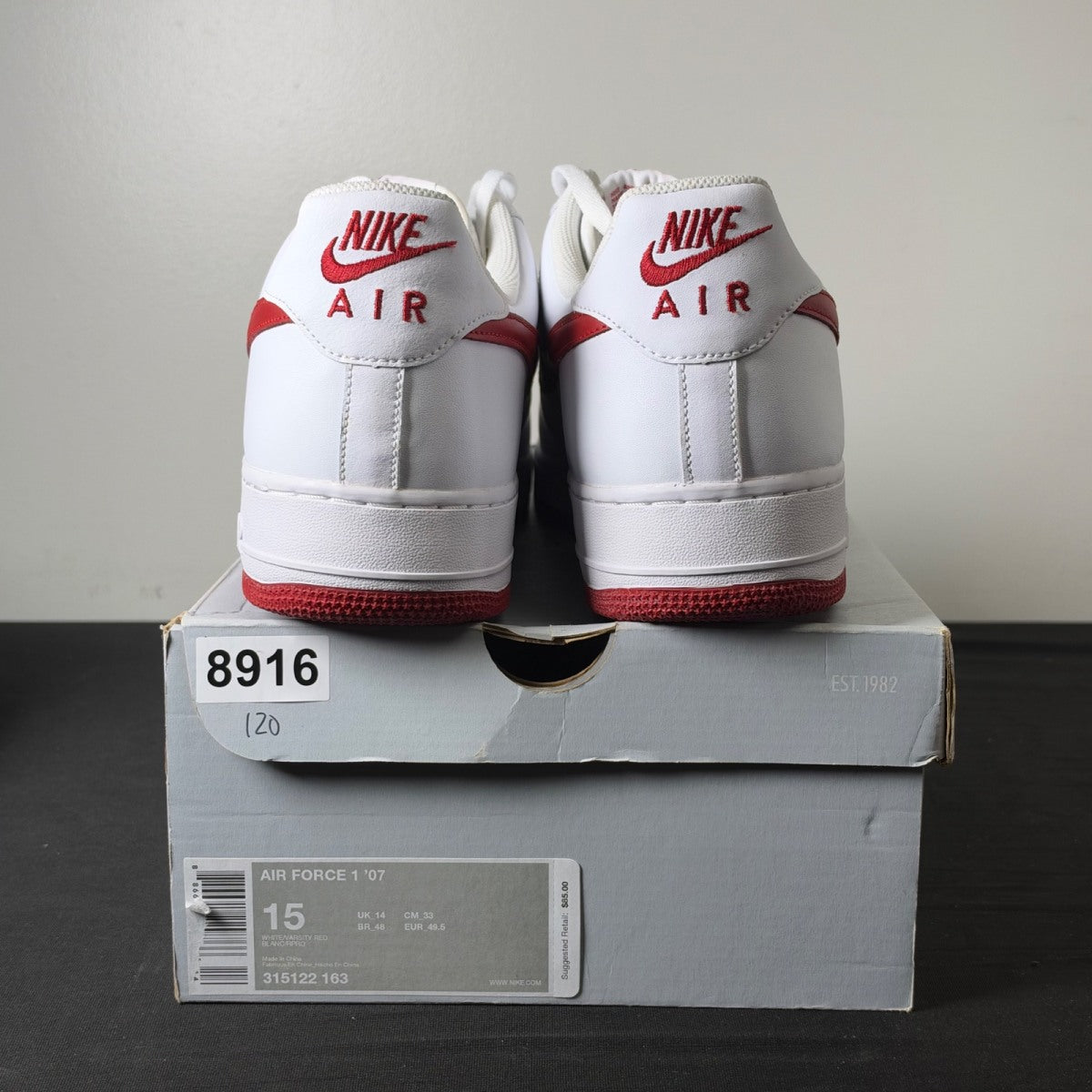 Nike Air Force 1 Low China White Red Black (2007) (Size 15) - Image 5