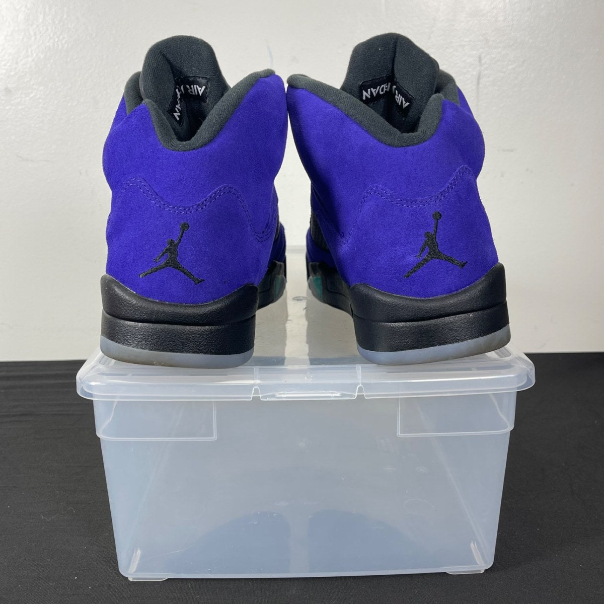Jordan 5 Retro Alternate Grape 10 (Moderately Worn Pre-Owned)JordanGrape Ice/New Emerald-Black - Image 4