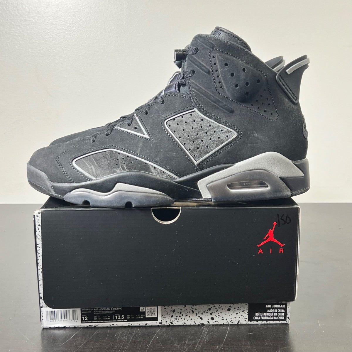 Jordan 6 Retro Cap and Gown 12 (Lightly Worn Pre-Owned)JordanBlack/Multi-Color/Multi-Color - Image 3