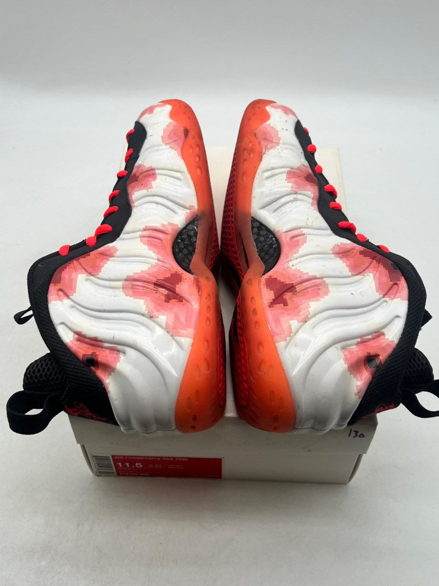 Nike Air Foamposite One Thermal Map 11.5 (Lightly Worn Pre-Owned)NikeAtomic Red/Atomic Red - Image 9