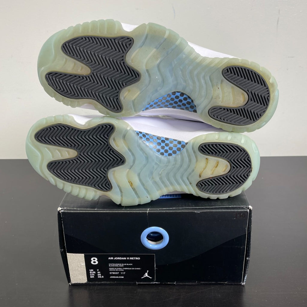 Jordan 11 Retro Legend Blue (2014) 8 (Moderately Worn Pre-Owned)JordanWhite/Black-Legend Blue - Image 5