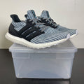 adidas Ultra Boost 4.0 Parley Carbon Blue Spirit 8 (Moderately Worn Pre-Owned)adidasFootwear White/Carbon/Blue Spirit - Image 1