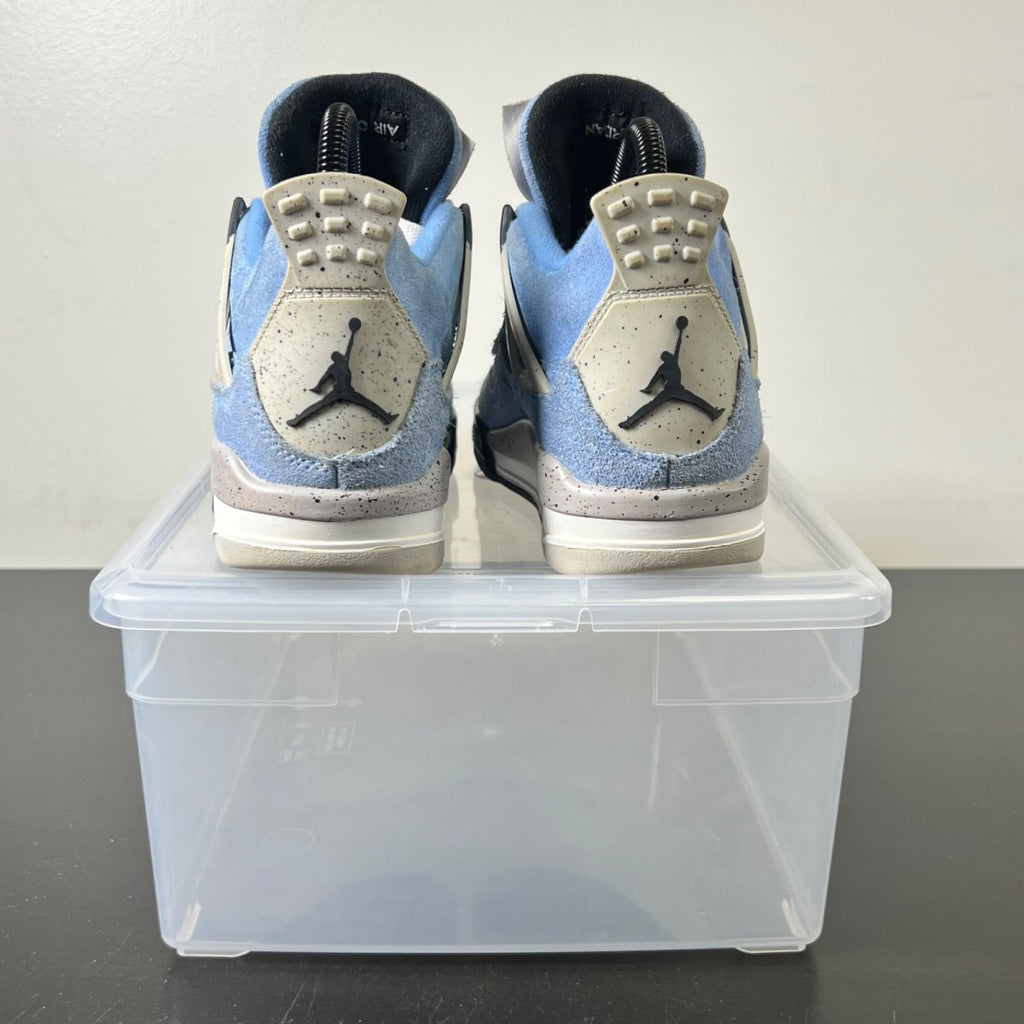 Jordan 4 Retro University Blue (GS) 4Y (Moderately Worn Pre-Owned)JordanUniversity Blue/Tech Grey/White/Black - Image 5
