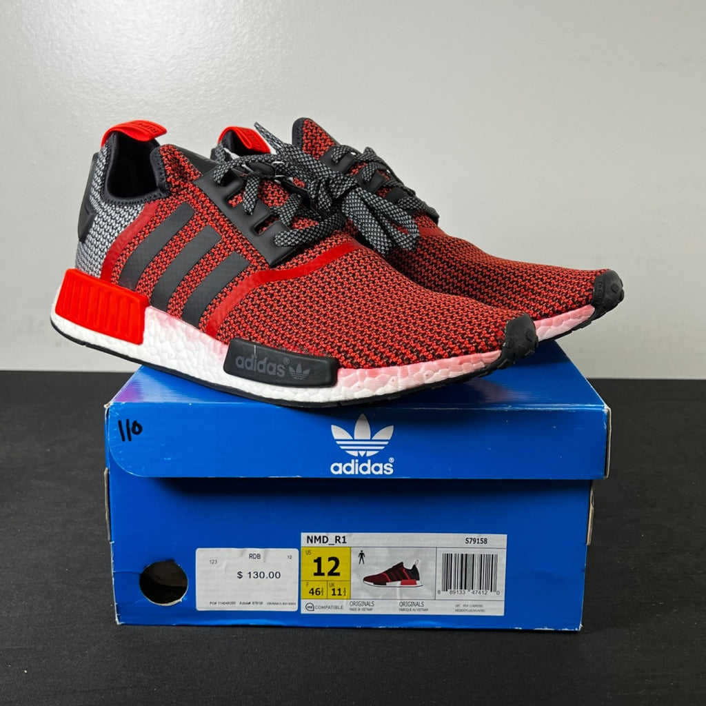 adidas NMD R1 Lush Red 12 (New Pre-Owned)adidasLush Red/Core Black/White - Image 1