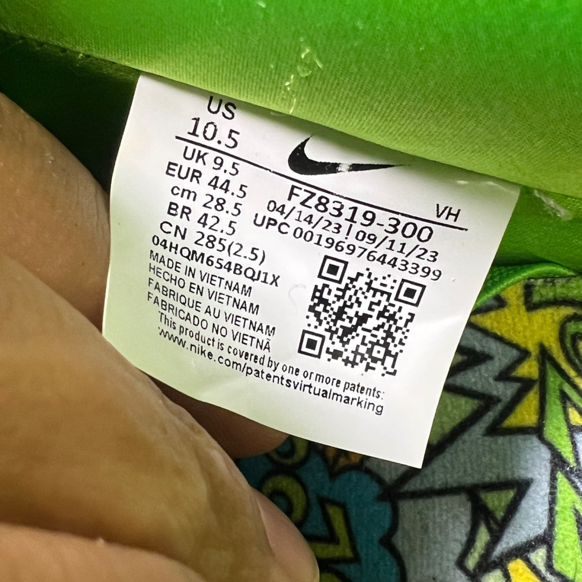 Nike SB Dunk Low The Powerpuff Girls Buttercup 10.5 (Lightly Worn Pre-Owned)NikeMean Green/Black/Lotus Pink - Image 6