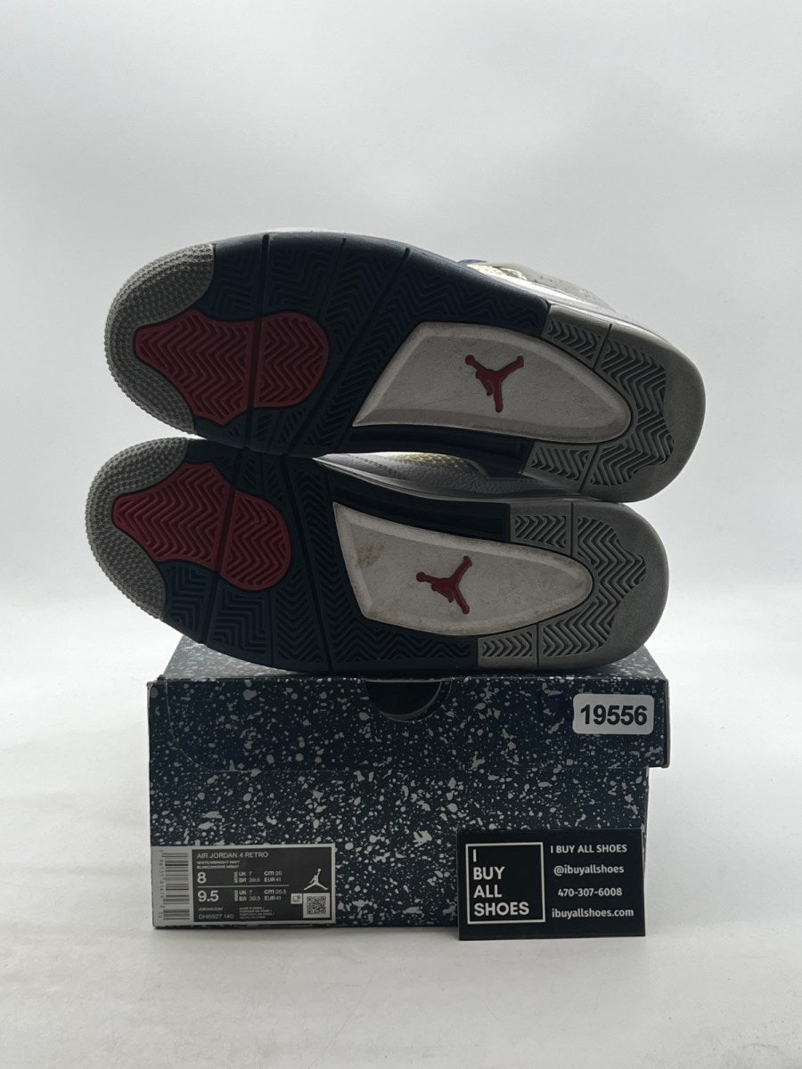 Jordan 4 Retro Midnight Navy 8 (Moderately Worn Pre-Owned) - Image 8