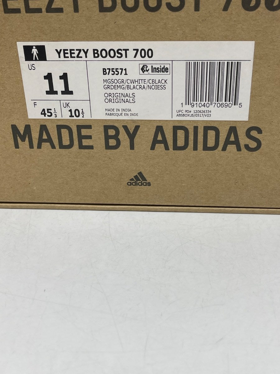 adidas Yeezy Boost 700 Wave Runner 11 (Moderately Worn Pre-Owned)adidasSolid Grey/Chalk White/Core Black - Image 9