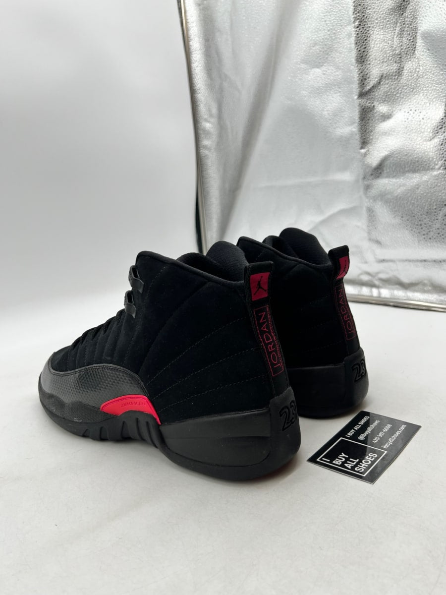 Jordan 12 Retro Black Rush Pink (GS) 9.5Y (Lightly Worn Pre-Owned) - Image 4