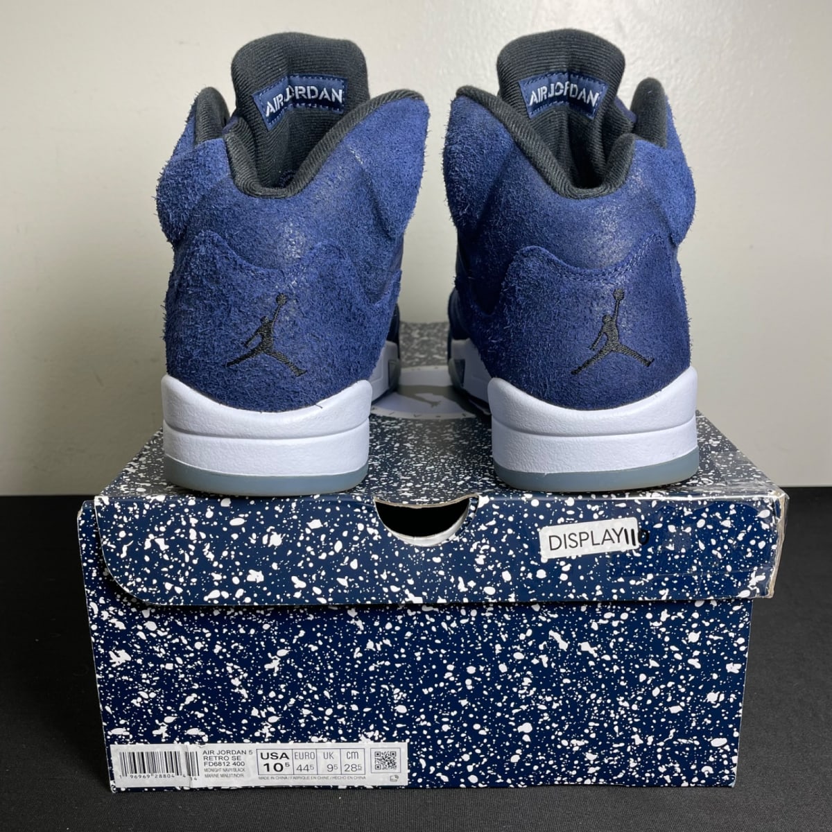 Jordan 5 Retro Midnight Navy (Size 10.5) - aux