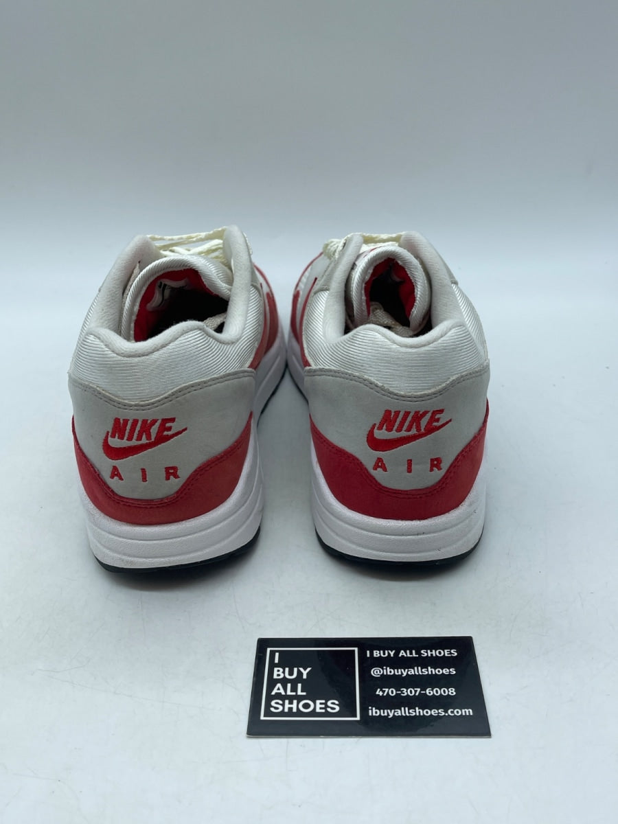 Nike Air Max 1 Anniversary Red (2017/2018 Restock Pair) 12 (Moderately Worn Pre-Owned) - Image 3