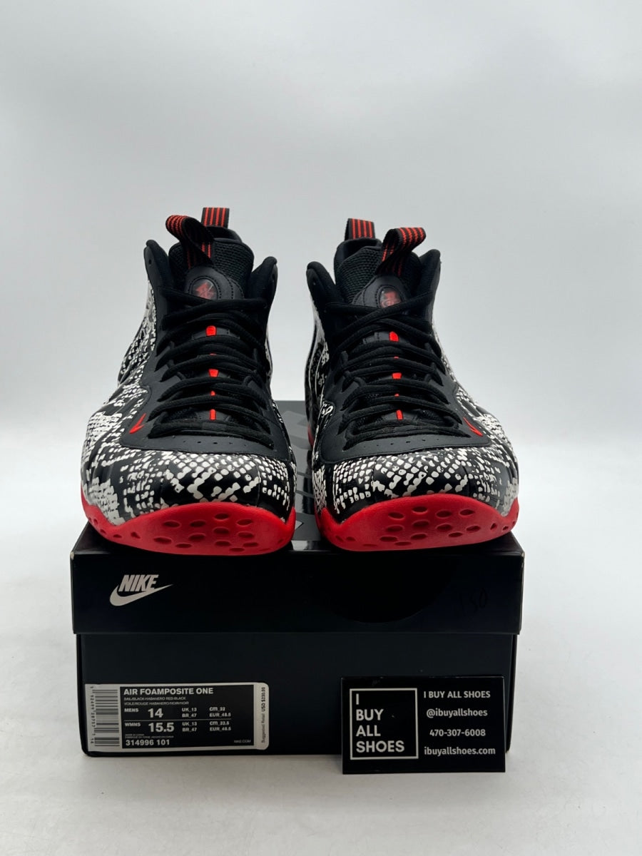 Nike Air Foamposite One Albino Snakeskin 14 (Lightly Worn Pre-Owned) - Image 2