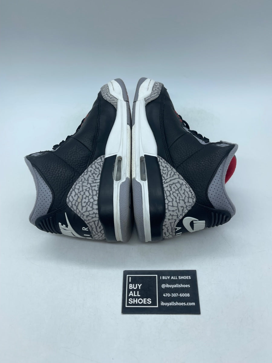 Jordan 3 Retro Black Cement (2024) (GS) 6Y (Moderately Worn Pre-Owned) - Image 6