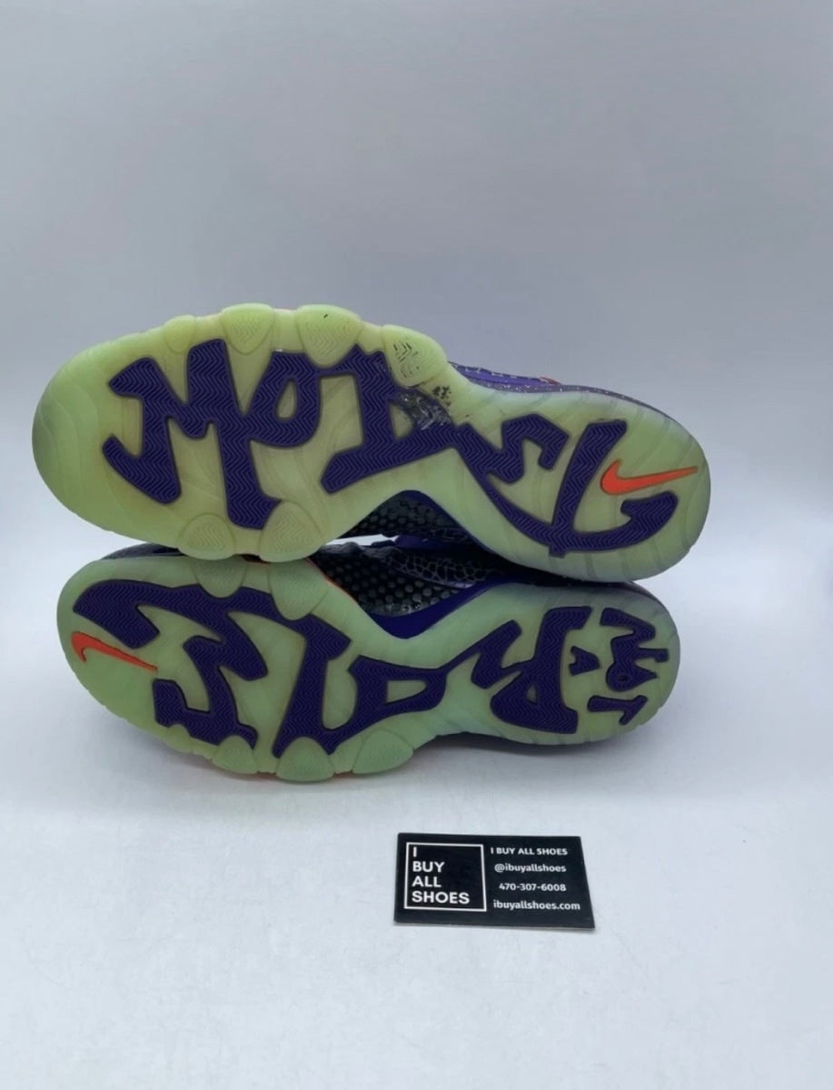 Nike Barkley Posite Max Suns 11.5 (Lightly Worn Pre-Owned)NikeCourt Purple/Team Orange - Image 5