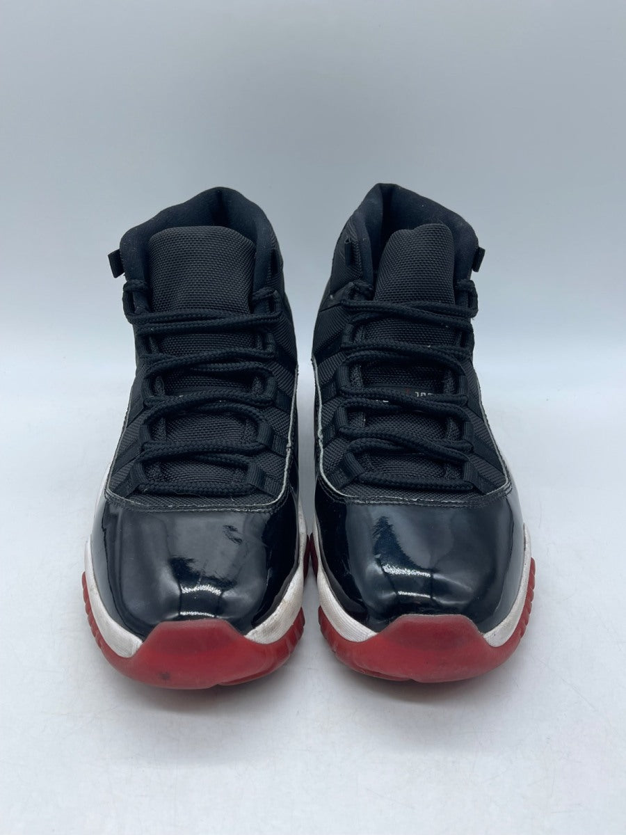 Jordan 11 Retro Playoffs Bred (2019) 10 (Moderately Worn Pre-Owned)JordanBlack/White-Varsity Red - Image 2