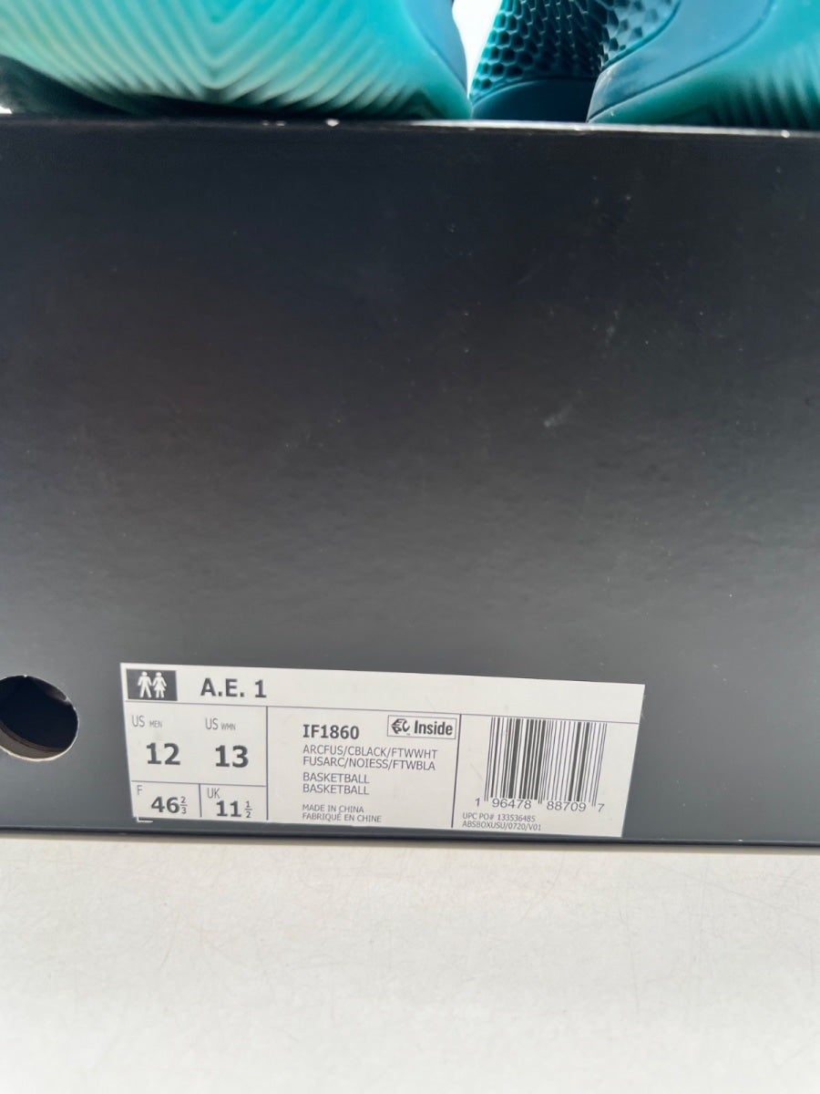 adidas AE 1 New Wave 12 (Lightly Worn Pre-Owned)adidasArctic Fusion/Core Black/Cloud White - Image 6