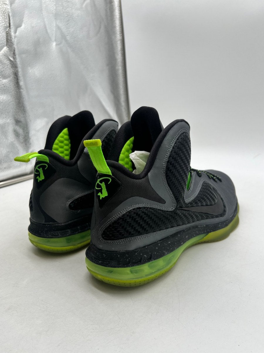 Nike LeBron 9 Dunkman 11.5 (Lightly Worn Pre-Owned)NikeDark Grey/Black-Volt - Image 5